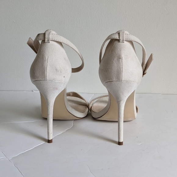 Lulu's White Ivory Strappy Heels Sandals - Picture 5 of 8
